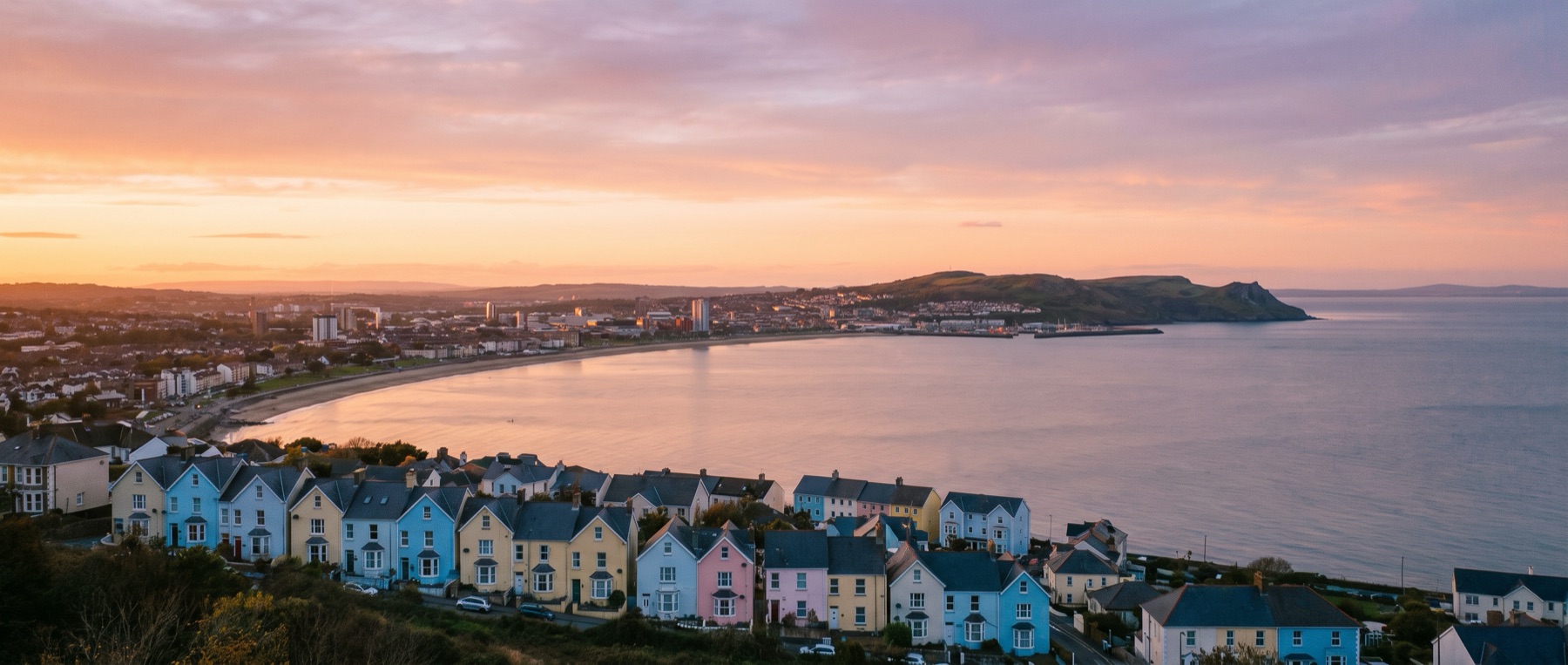 Mumbles Bay, the setting for ContentProp’s local living sample